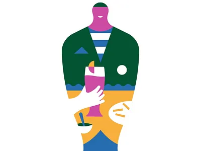 Happy Aperitivo! artwork design digital illustration editorial illo illustrations stefano marra