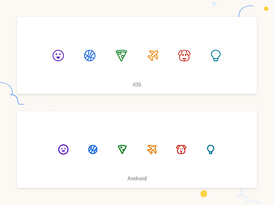 Twist Reactions - Category icons android app communication emoji icon iconography interface ios remote team twist ui