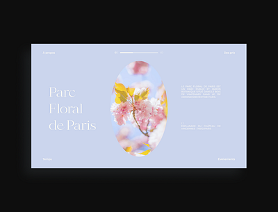 Parc Hero Section branding clean design hero section homepage design landingpage minimal photography portfolio typography ui visual design web design