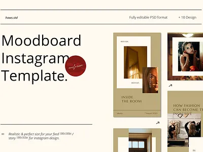 Moodboard Instagram Template advertising branding clean design digital event graphic instagram instagram stories instagram template instastory promotions snapgram social social media social media pack social network socialmedia template templatedesign