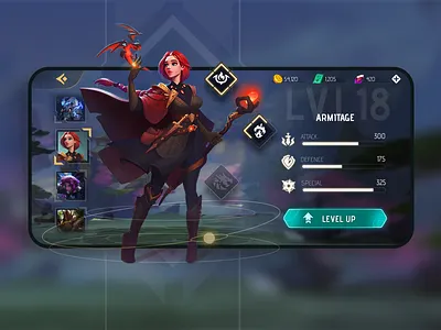 Hero game UI art test game art game design games hero