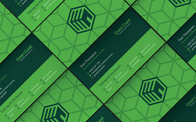 Green Coast Property Maintenance branding branding design buildinglogo businesss cards greenlogo hexagonlogo houselogo illustration landscapinglogo logo logo design logodesign mark treelogo