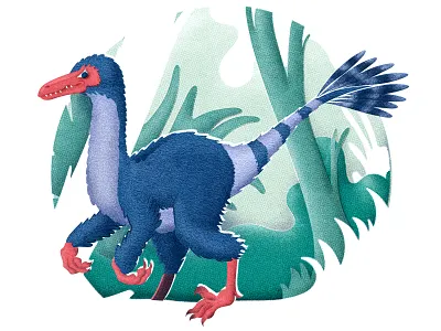 Troodon bristol childrens illustration dinosaur dinosaur illustration dinosaurs editorial editorial illustration illustration illustration art illustrations illustrator kids illustration magazine illustration science science and technology science illustration