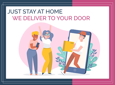 STAY AT HOME WE DELIVER AT YOUR DOORSTEP online shopping