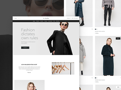 is studio - e store 2020 clothes ecommerce fashion online shop online store store ui ux web design website wow