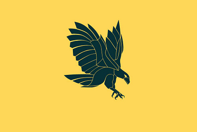 Falcon logo art branding child design illustration logo typography vector