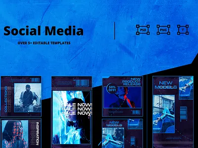 Social Media Template advertising branding card creator design digital graphics html illustrations instagram instagram stories instagram template layout mockups moodboard presentations promotions scene story