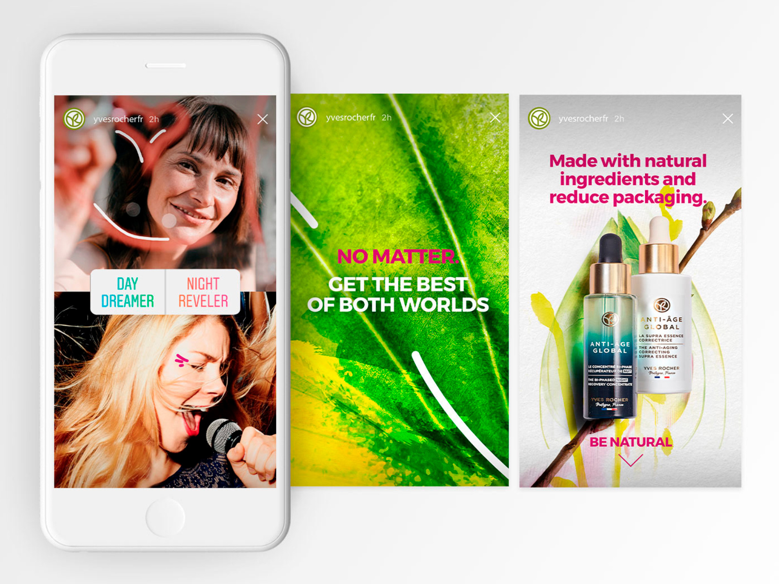 Example of Yves Rocher - Social Media