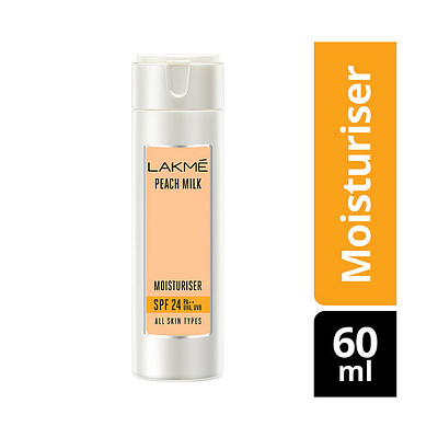 Lakme Peach Milk Moisturizer cosmetic face makeup online purplle skin skincare