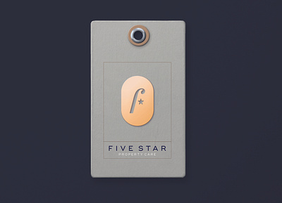 Five Star architecture branding building design f five icon logo mark property realestate star