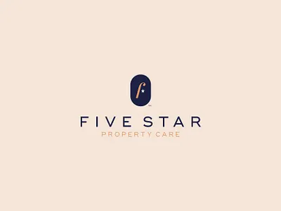 Five Star architecture branding building care design f five icon logo mark property realestate star