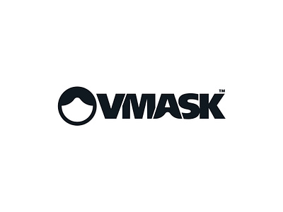 VMASK LOGO branding facemask logo melonkicks vector