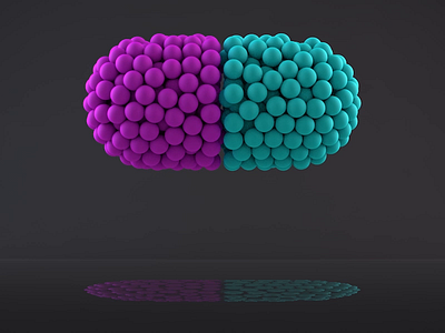Pill 3d animation cinema4d medicine pill