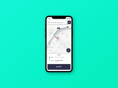 daily ui challenge 20 Location Tracker app dailyui design location tracker ui ui challenge