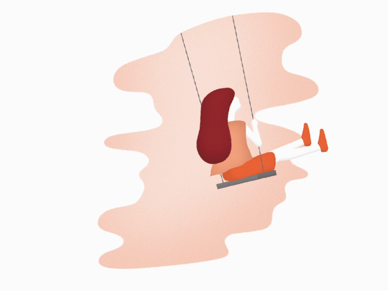 Happy child 2d 2d animation after effect after effects animation design illustration motion nature relax