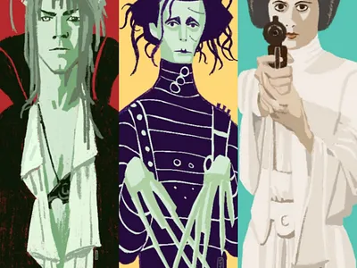 Movie characters sketch