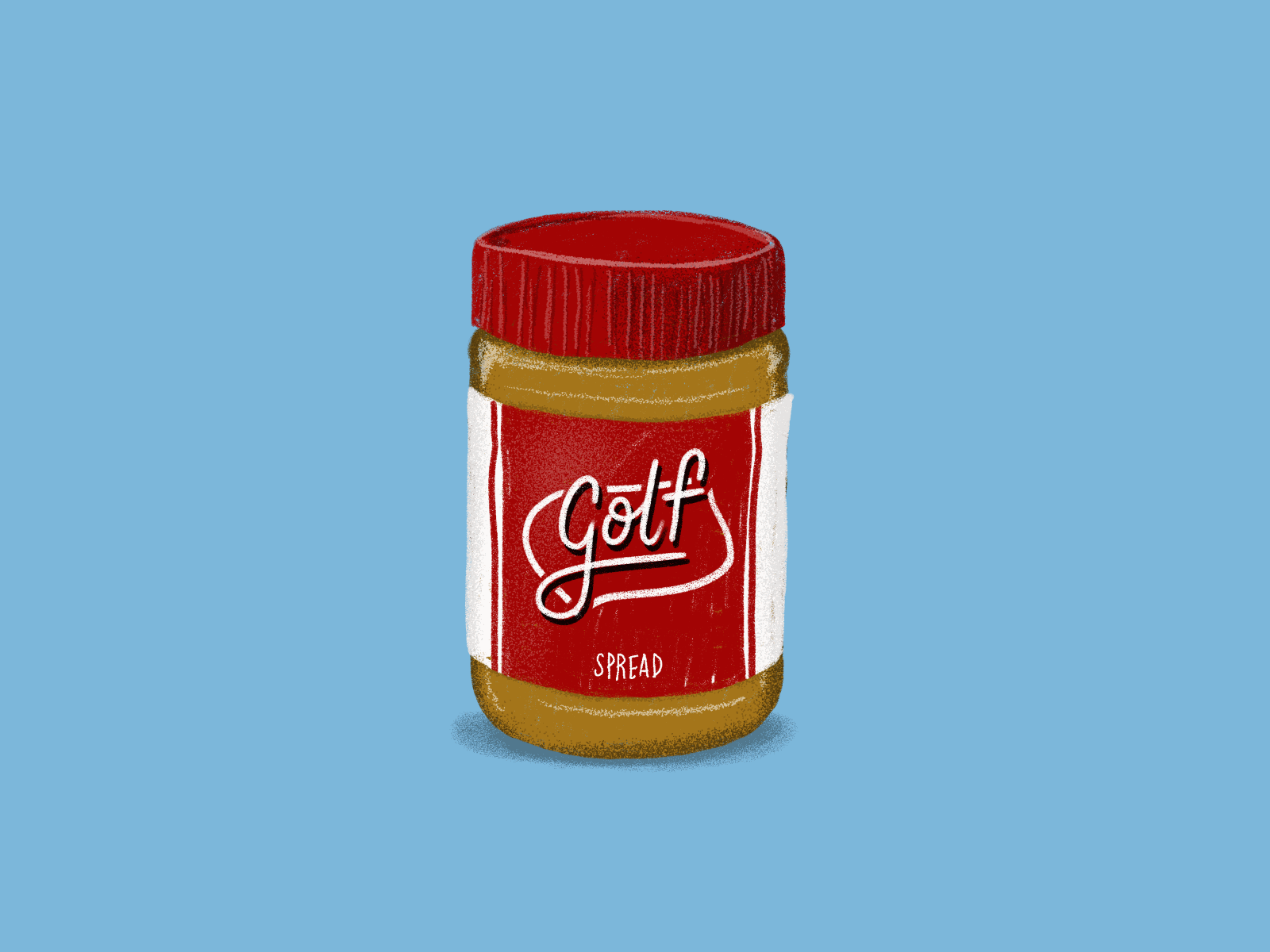 Golf. illustration lettering procreate stuff my kid says