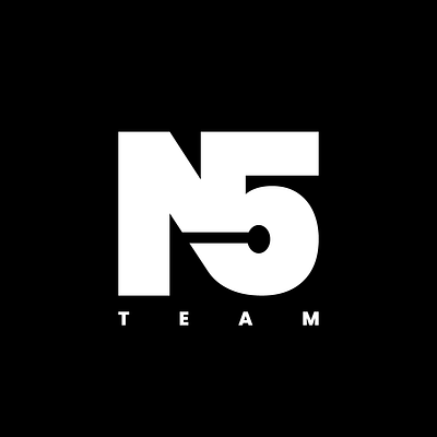 N5-Team - Logo black brand brand identity branding branding design clean creative design idenity identity design illustrator logo logo design logodesign logotype vector white