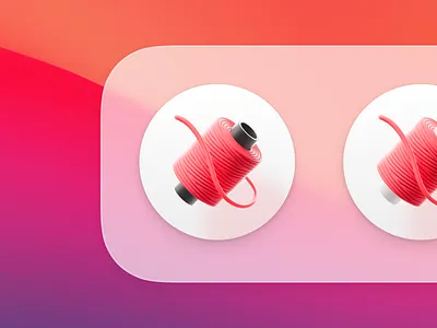 macOS icon 3d app app icon apple big sur c4d color icon logo mac macos redshift render style ui icon