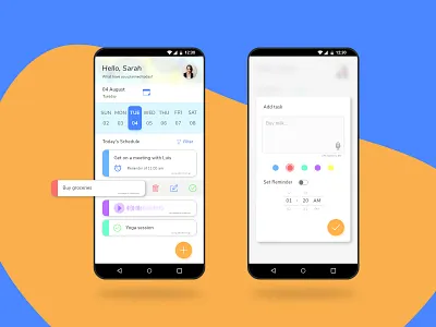 To-Do Mobile App app design list mobile app todo todo app todolist ui ux