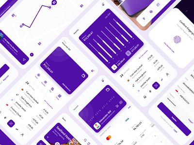 Wallet App UI Kit android banking finance ios mobile app ui ui design ui kit ui ux ux wallet wallet app