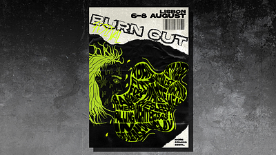 Poster | Burn Out Festival design festival festival poster graphicdesign illustration poster