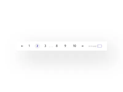 Daily UI 085: Pagination 085 dailyui design light list navigation pagination paging simple ui ux