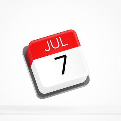 Calendar 3D icon 3d c4d cgi cinema4d design icon icons sketch