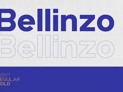 BELLINZO - modern sans serif font clever flat font lettering logo logo designs minimalist modern simple simple designs vector