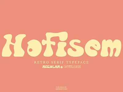 Hofisem Retro Serif Typeface badge design font design fonts collection ligature logotype packaging poster professional retro retro design retro font retro serif retro serif font sans serif sans serif font sans serif fonts serif typeface tshirt design vintage font