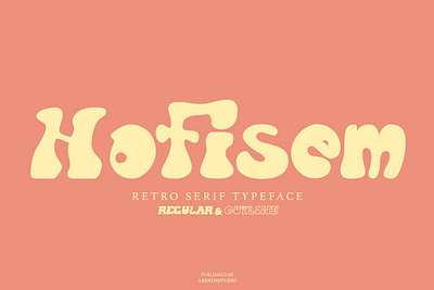 Hofisem Retro Serif Typeface badge design font design fonts collection ligature logotype packaging poster professional retro retro design retro font retro serif retro serif font sans serif sans serif font sans serif fonts serif typeface tshirt design vintage font