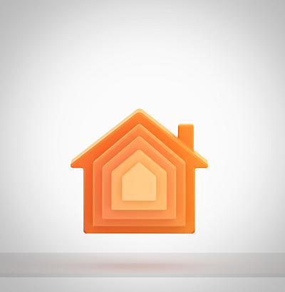 Home 3D icon 3d c4d cgi cinema4d design icon icons vr