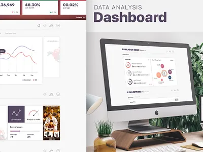 Data Analysis Dashboard Tool [Concept] back end complex dashboard ui data visualization graphic modern responsive tool