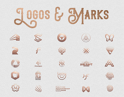Logo and Marks brand logo brand logo design brandidentity branding business graphics logo logo design logotype mark design minimal logo minimalist logo modern logo rabbixel vector vector logo