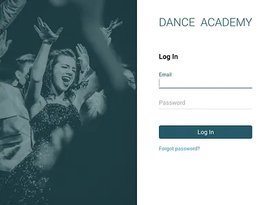 Form and Button button dailyui dailyui 082 dailyui 083 dance design figma form login form ui ux web