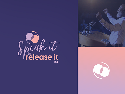 Speak it to Release it ltd brand branding design flat icon identity identity branding logo typography