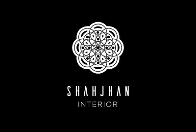 Shahjhan Interiors branding design flat logo minimal