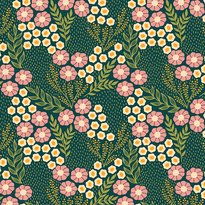 Simplicity scale fabric flat design floral floral pattern flowers repeating pattern seamless pattern surface pattern surface pattern design textile