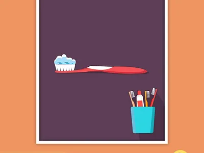 Do you also cloud the Toothpaste? creativity graphic graphic design graphic design illustrator