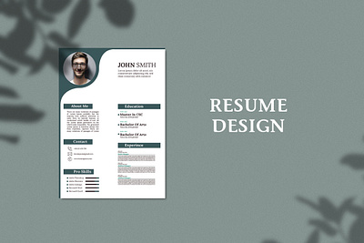 CV Design branding brochure design corporate flyer design flat flyer design graphic design graphicdesign logo resume cv resume design trendy typography