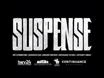 Suspense short film logo design grunge horror suspense type typography
