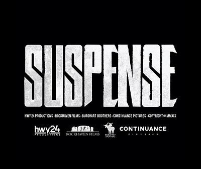 Suspense short film logo design grunge horror suspense type typography