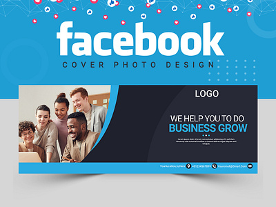 Facebook Cover Design abastact banner ads banner design banner template cover art cover artwork cover design facebook facebook cover facebook post design illustration logo
