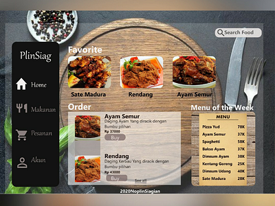 Landing Page restaurant adobexd landing page restaurant uidesign uiux