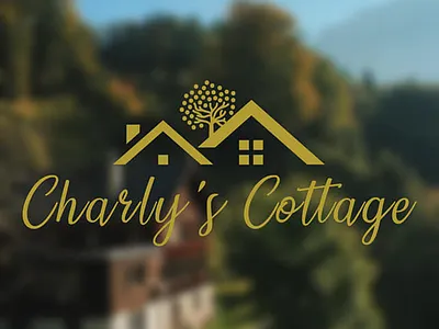 Charly's Cottage design design art illustration logo logodesign logotype typography ui