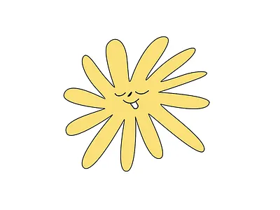 Stick out your tongue 2d animation illustration stick out your tongue