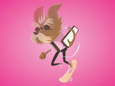 Nickolas Dog dog illustrator personagem photoshop