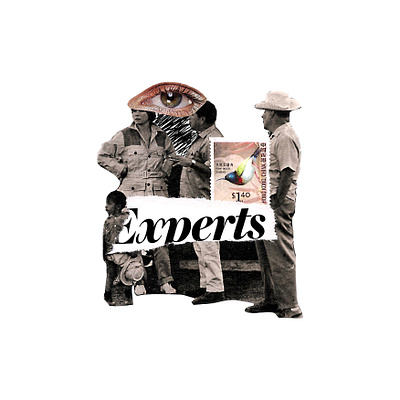 'Experts' art artist artmajeur colagem collage collage art collageart collageonpaper contemporaryart design experts family handmade kunst minimal photography retro type typography vintage