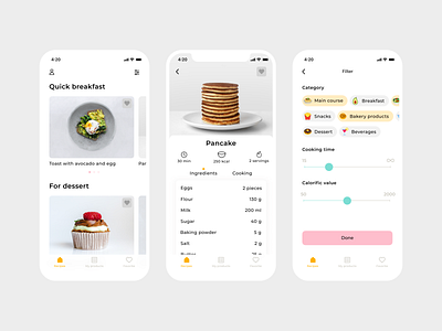 So Yummy App animation app clean cook cooking design food app minimal recipe ui ux