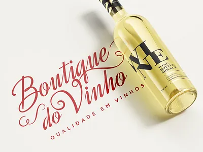 LOGOTIPO ♡ Boutique do Vinho art artist branding brandingdesign brasil brazil desinger estampadonna logo logodesign logotype